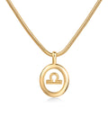 14K Gold Plated Astrology Pendant
